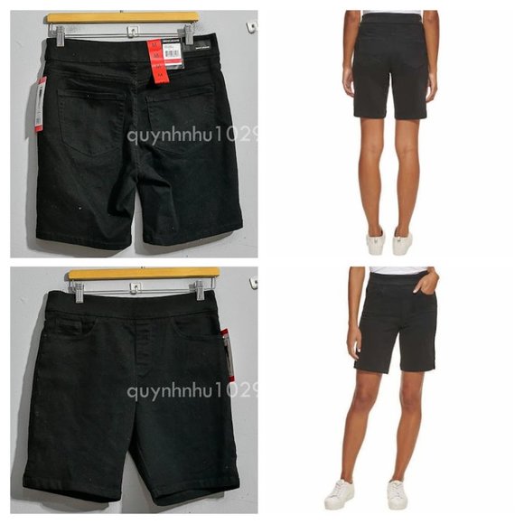DKNY JEANS Pants - DKNY Jean Ladies' Bermuda Short IN BLACK